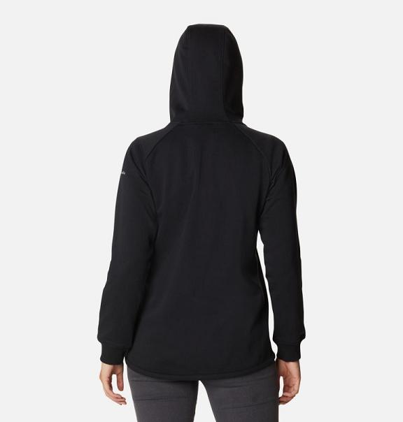 Columbia Logo Hoodies Black For Women's NZ46839 New Zealand